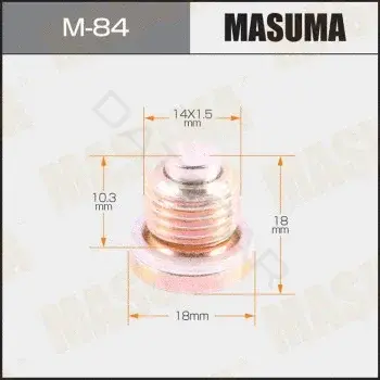 Пробка сливная масляного поддона MASUMA M-84