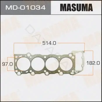 Прокладка ГБЦ MASUMA MD-01034