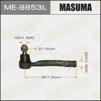 Рулевые наконечники MASUMA ME-9853L