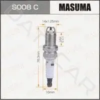 Свечи зажигания MASUMA S008C