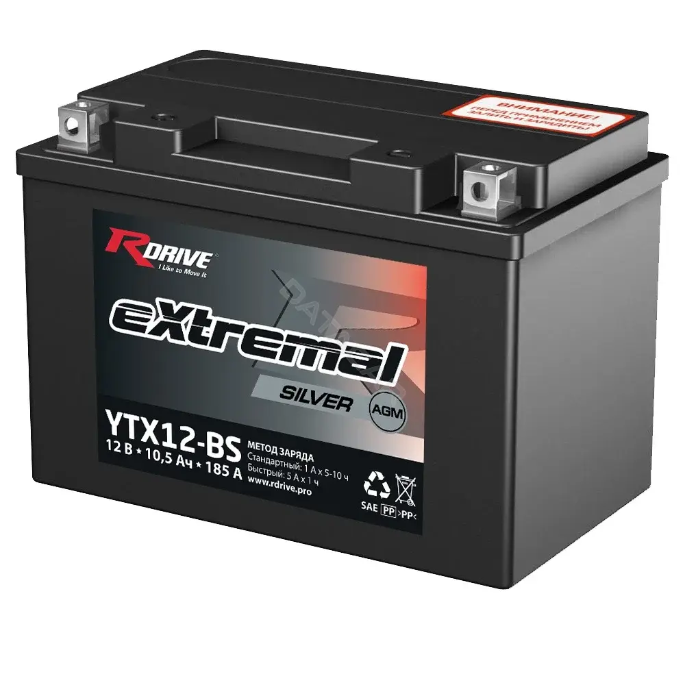 Аккумулятор RDrive YTX12BS