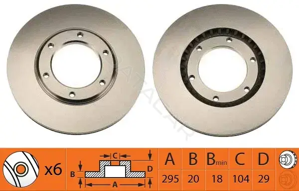 Тормозные диски SB NAGAMOCHI BR22106T