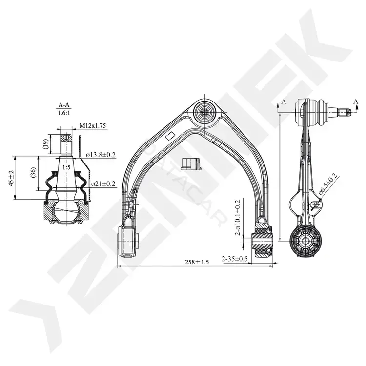 Рычаги ZENNEK DCA0361