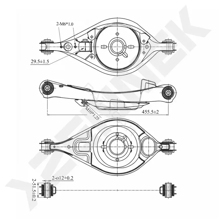 Рычаги ZENNEK DCA0362