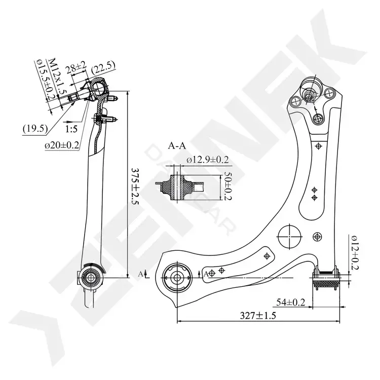 Рычаги ZENNEK DCA0410