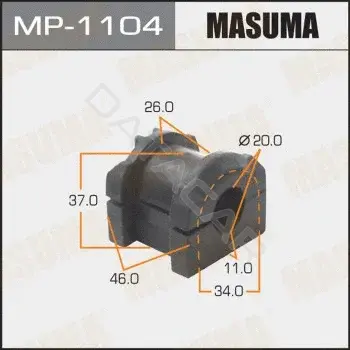 Втулки стабилизатора MASUMA MP-1104