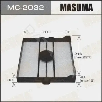 Фильтр салонный MASUMA MC-2032