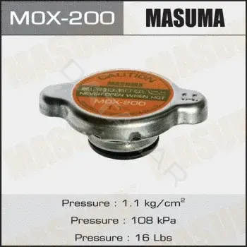 Крышка радиатора / расширительного бачка MASUMA MOX-200