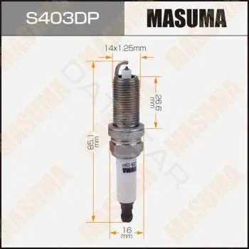 Свечи зажигания MASUMA S403DP