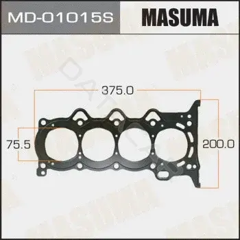 Прокладка ГБЦ MASUMA MD-01015S