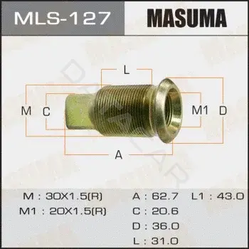 Гайка колеса MASUMA MLS-127