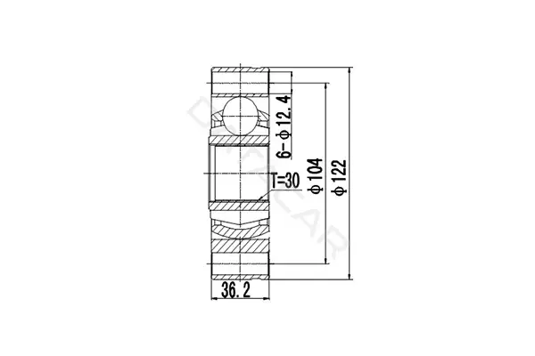 Шрус DYNAMATRIX DCV635001