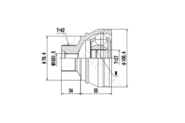 Шрус DYNAMATRIX DCV803087