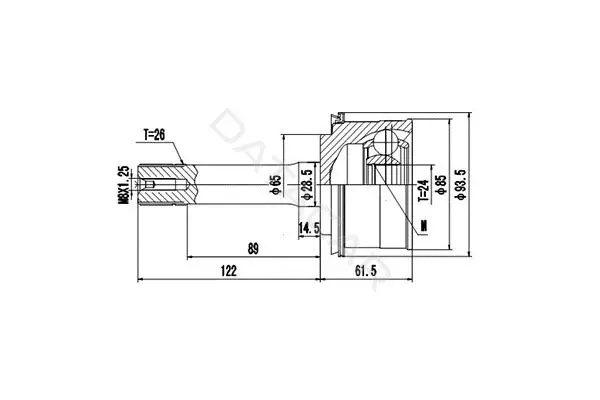 Шрус DYNAMATRIX DCV827002