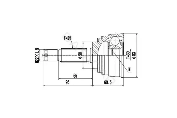 Шрус DYNAMATRIX DCV839014