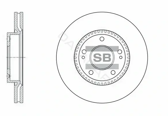 Тормозные диски Hi-Q SD1056