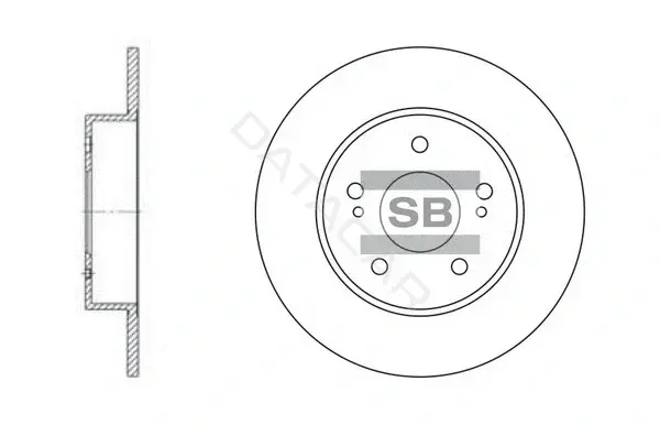 Тормозные диски Hi-Q SD3028