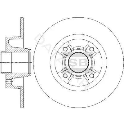 Тормозные диски Hi-Q SD3064