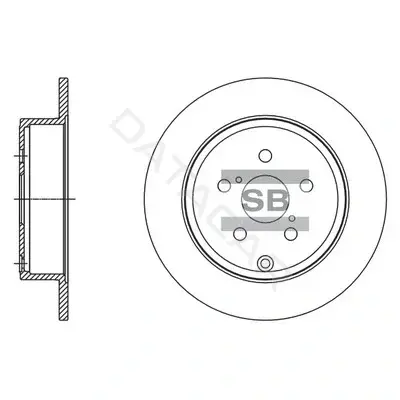 Тормозные диски Hi-Q SD4083
