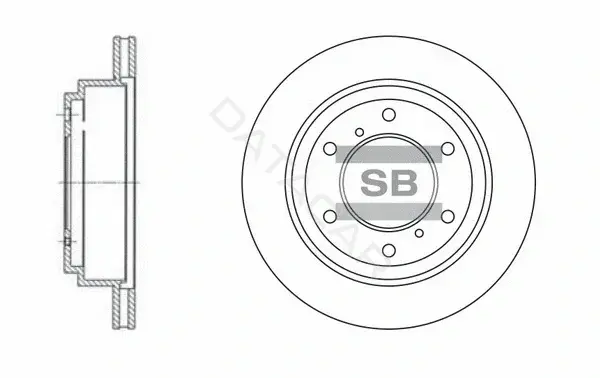 Тормозные диски Hi-Q SD4307