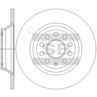 Тормозные диски Hi-Q SD5438
