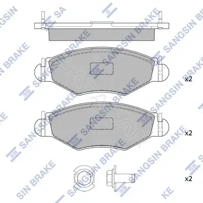 Тормозные колодки Hi-Q SP1179