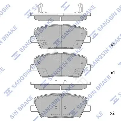 Тормозные колодки Hi-Q SP1247