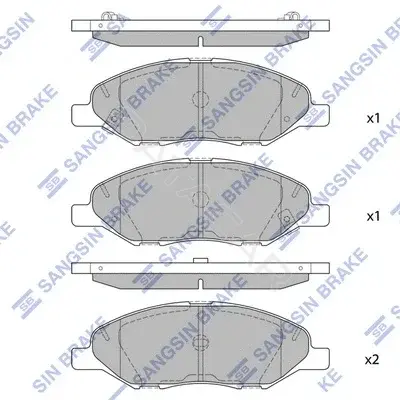 Тормозные колодки Hi-Q SP1383
