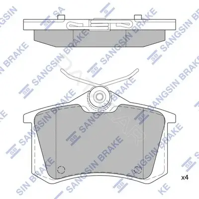 Тормозные колодки Hi-Q SP1391
