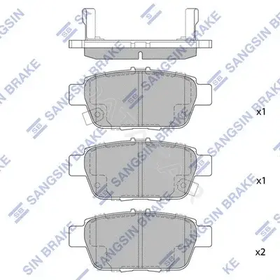 Тормозные колодки Hi-Q SP1430