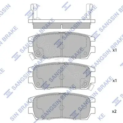 Тормозные колодки Hi-Q SP1538