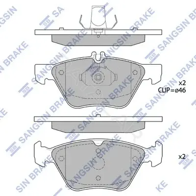 Тормозные колодки Hi-Q SP1797