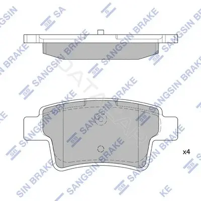 Тормозные колодки Hi-Q SP1831