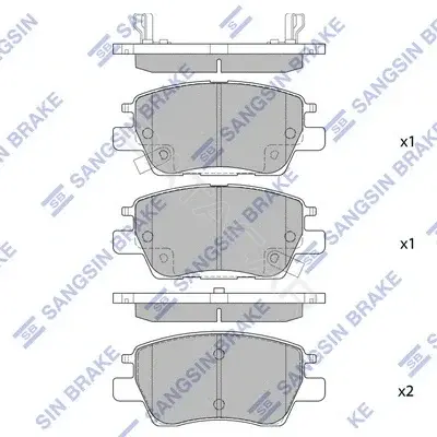Тормозные колодки Hi-Q SP4009