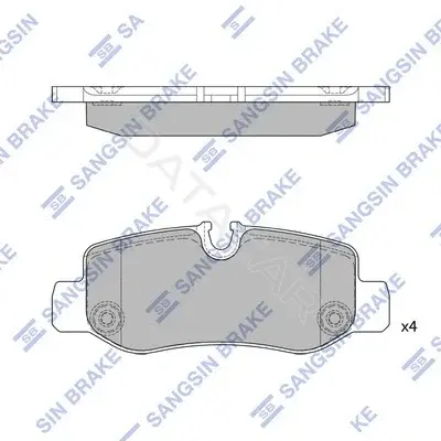 Тормозные колодки Hi-Q SP4130
