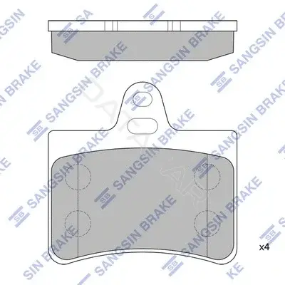 Тормозные колодки Hi-Q SP4147