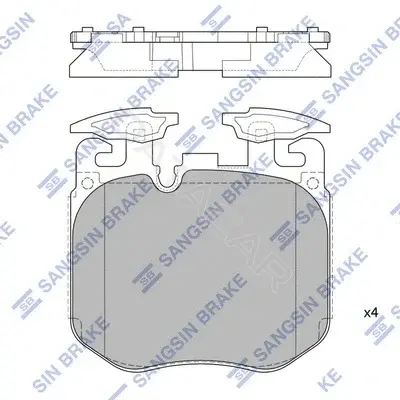 Тормозные колодки Hi-Q SP4174