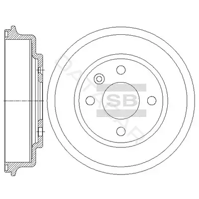 Тормозной барабан Hi-Q SD3048