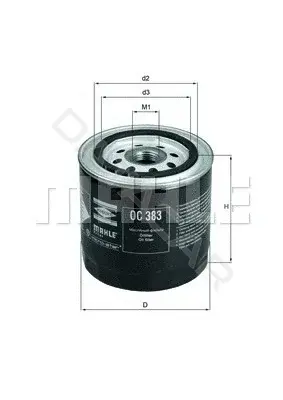 Масляный фильтр KNECHT/MAHLE OC383