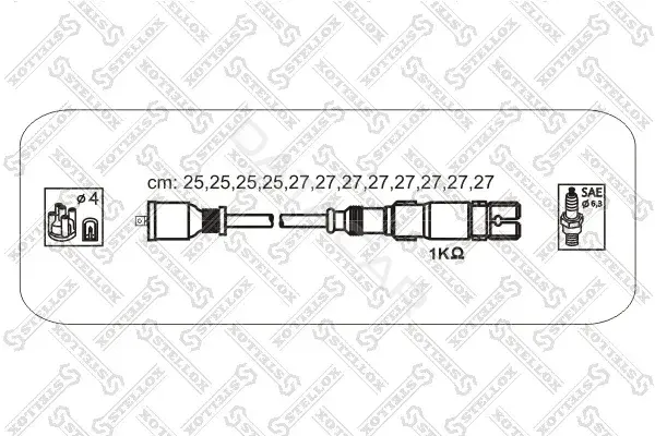 Высоковольтные провода STELLOX 10-38436-SX