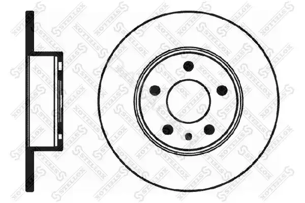 Тормозные диски STELLOX 6020-9926-SX