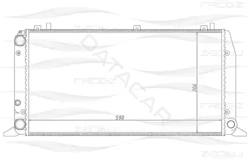 Радиатор охлаждения FREE-Z KK0109