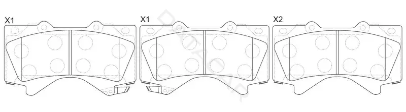 Тормозные колодки SB NAGAMOCHI BP21541