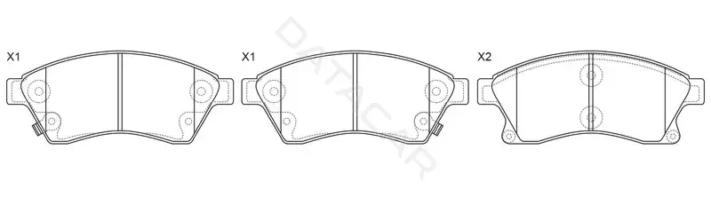 Тормозные колодки SB NAGAMOCHI BP34391