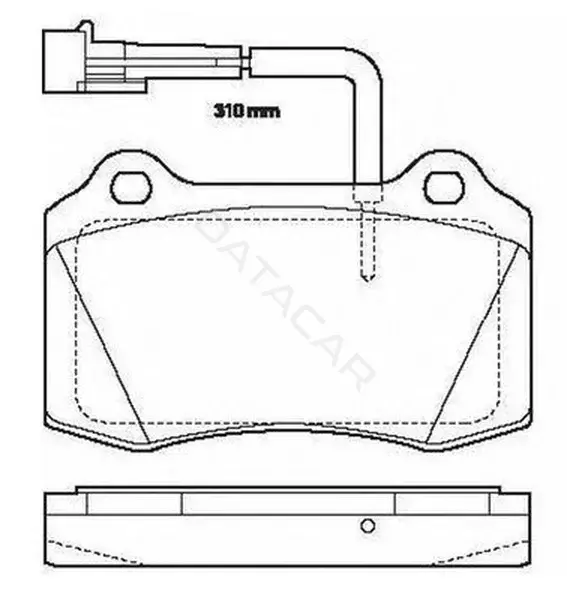 Тормозные колодки SB NAGAMOCHI BP41202W