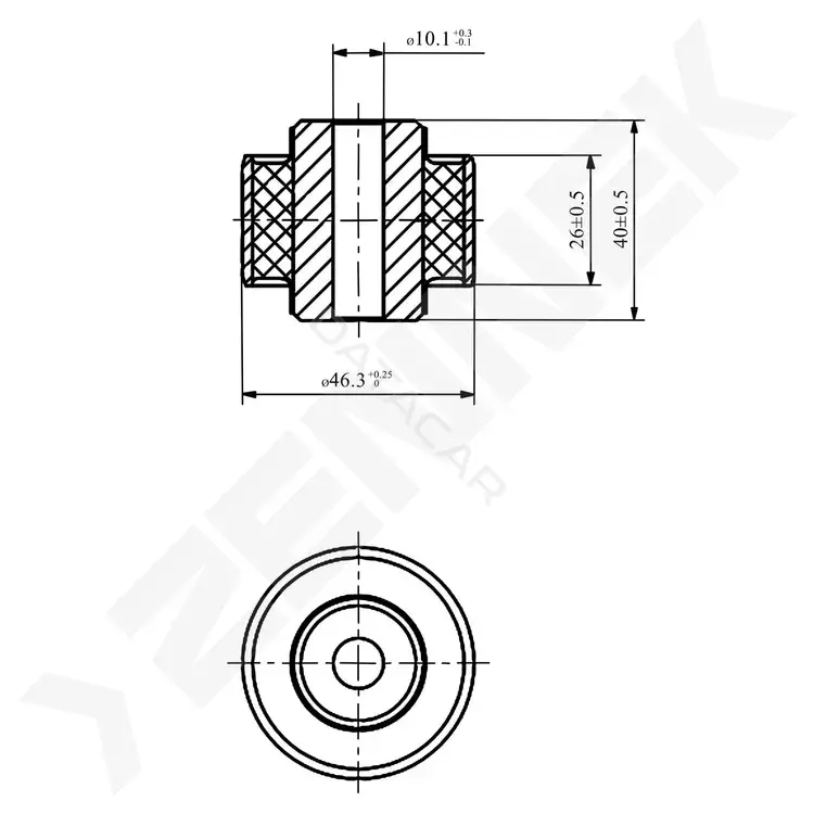 Сайлентблок рычага ZENNEK DSB0011