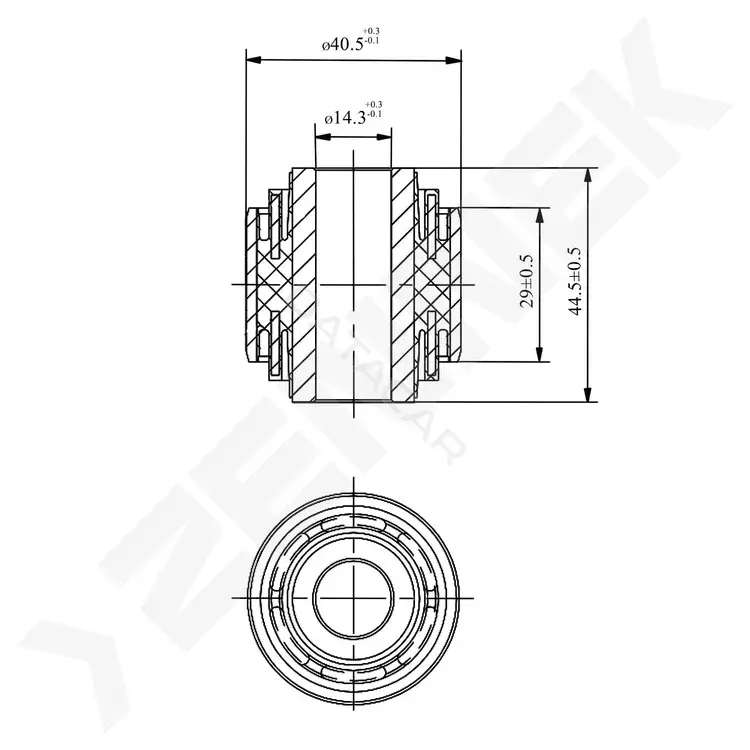Сайлентблок рычага ZENNEK DSB0022