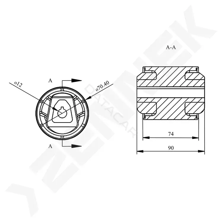 Сайлентблок рычага ZENNEK DSB0028