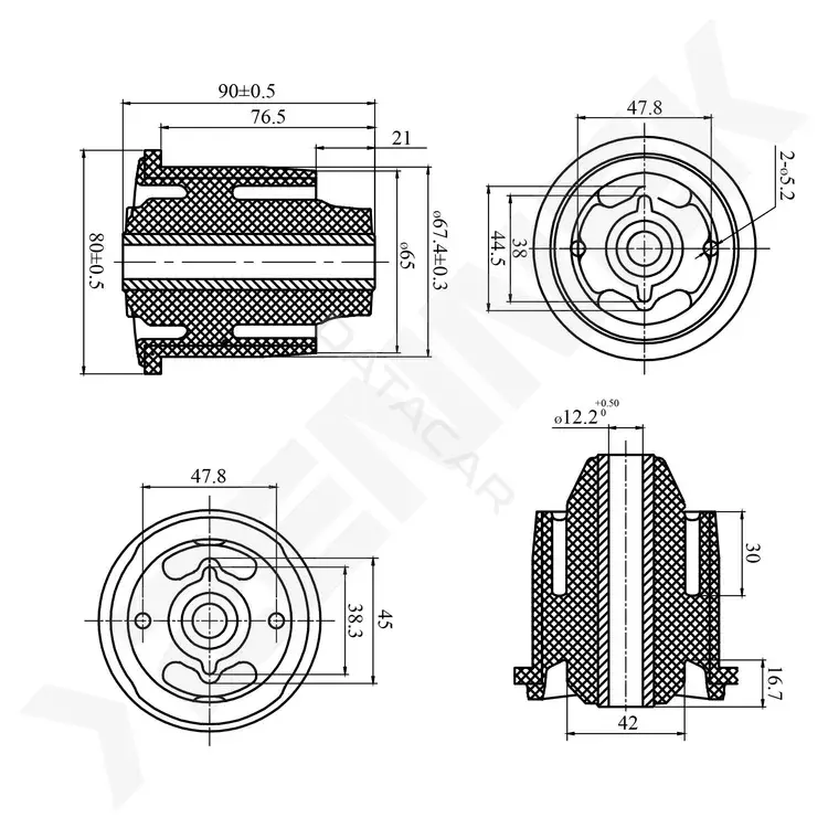 Сайлентблок рычага ZENNEK DSB0030