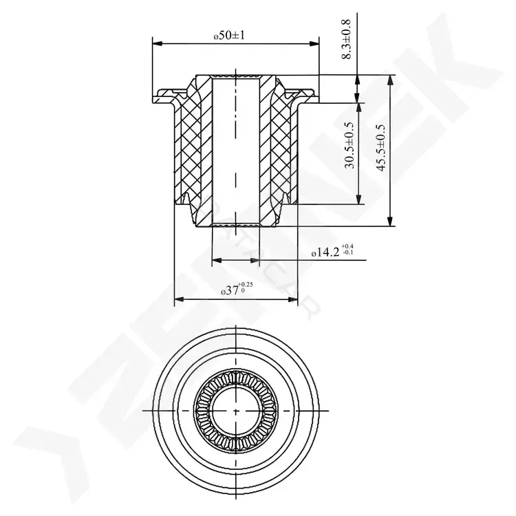 Сайлентблок рычага ZENNEK DSB0031